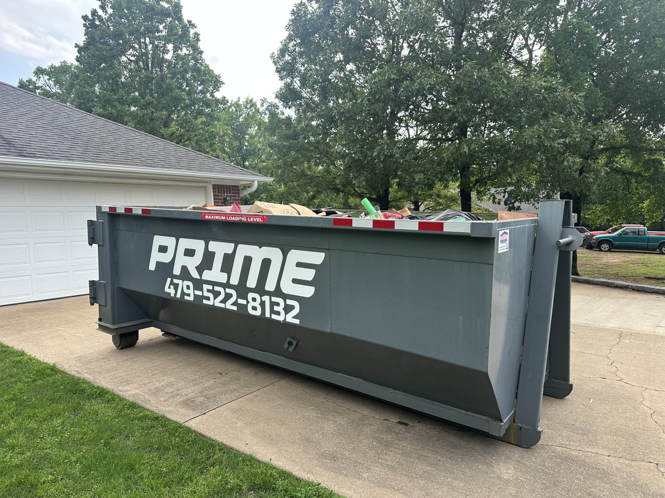 Prime Dumpster Rentals 15 yard roll-off dumpster rental, Fort Smith AR